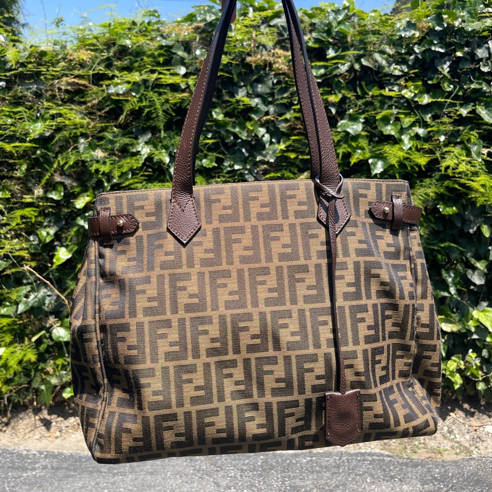 FENDI Zucca Vitello Artic Bag